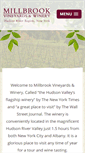 Mobile Screenshot of millbrookwine.com